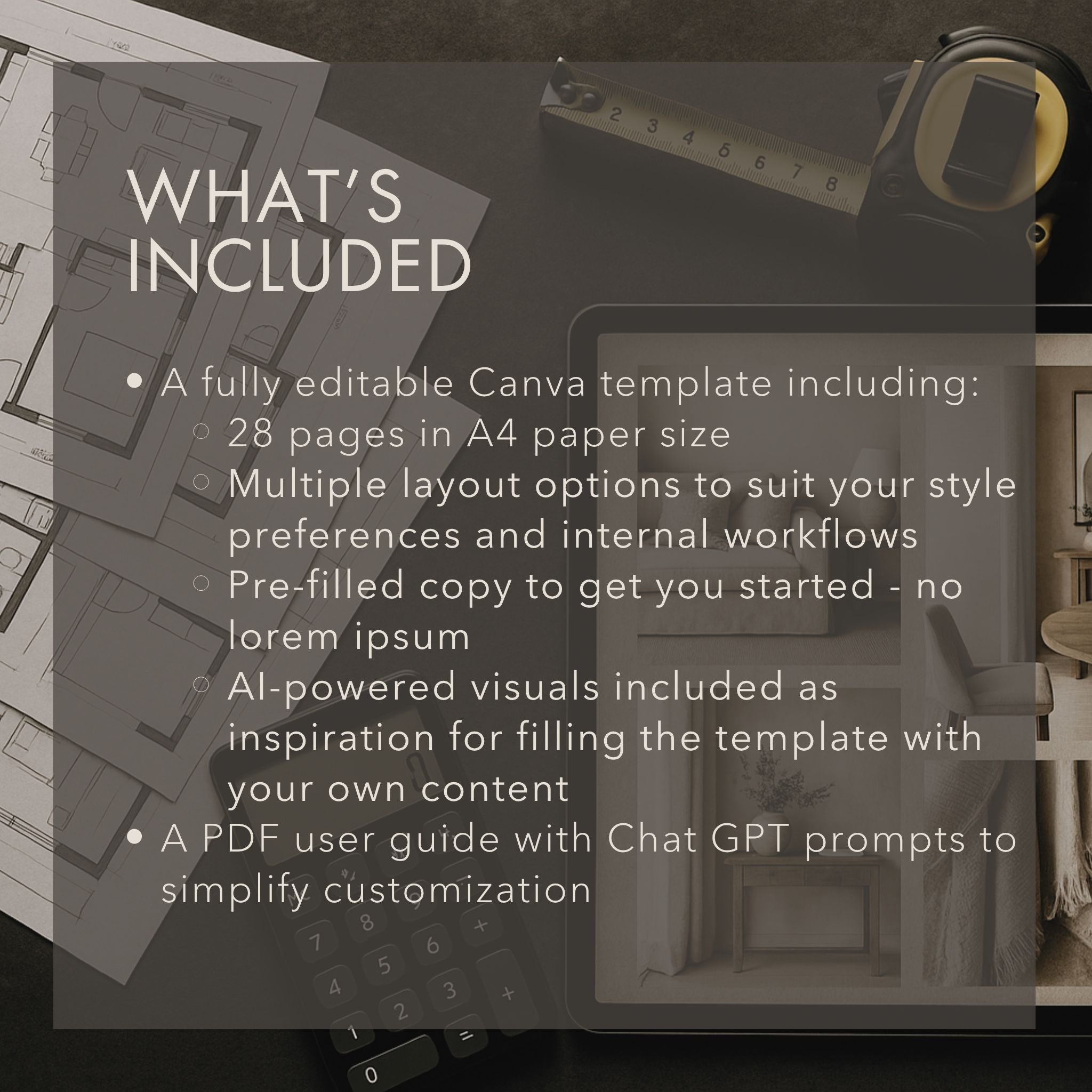 What's Included in the Sloane Pitch Deck Template. Made for Interior Designers and Interior Architects.