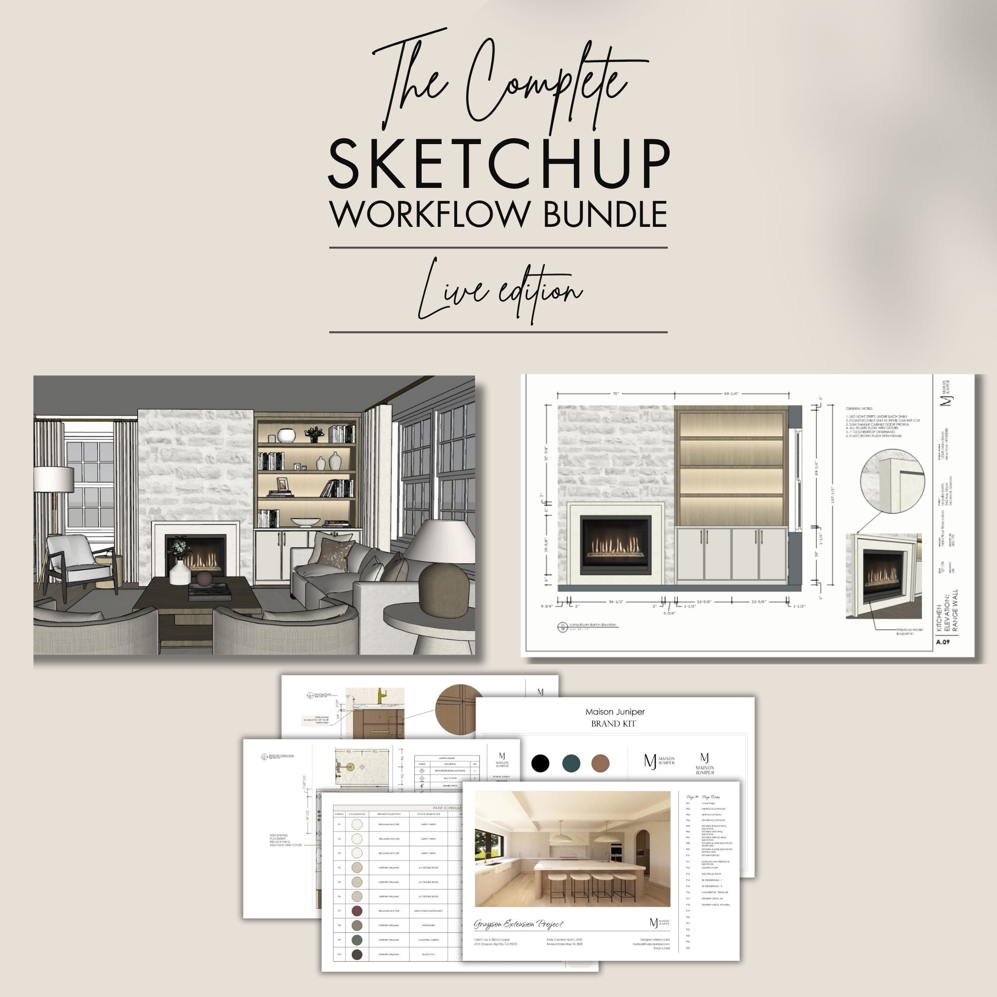 The Complete SketchUp Workflow Bundle: Live Edition