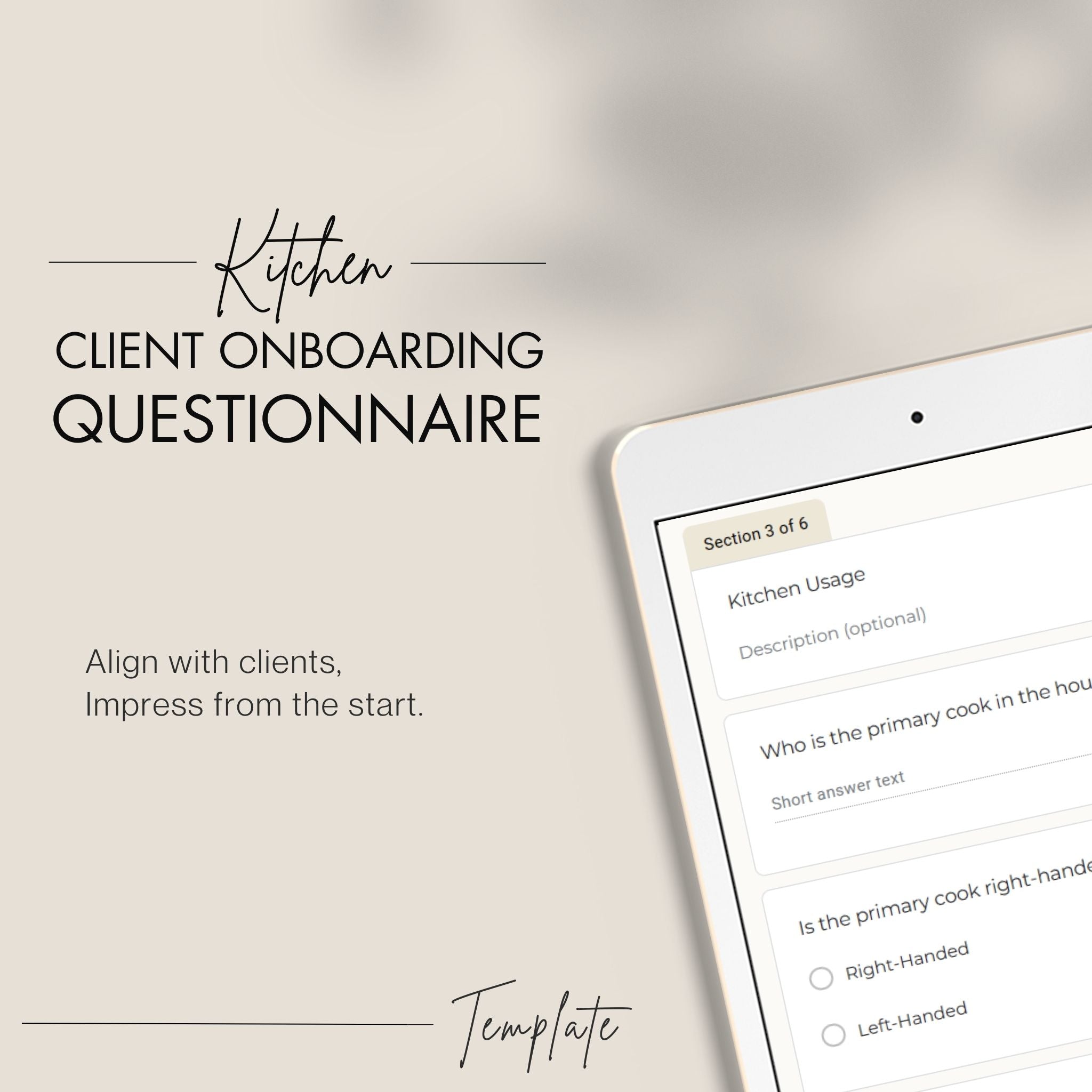 Kitchen Client Onboarding Questionnaire Cover Image
