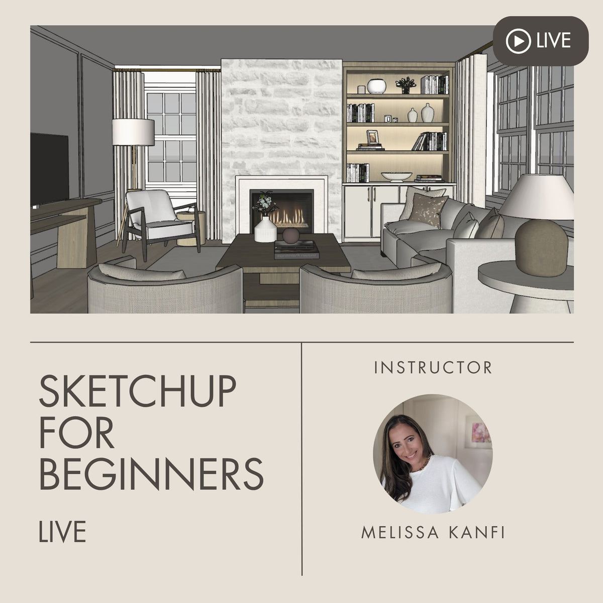 SketchUp for Beginners Live Course