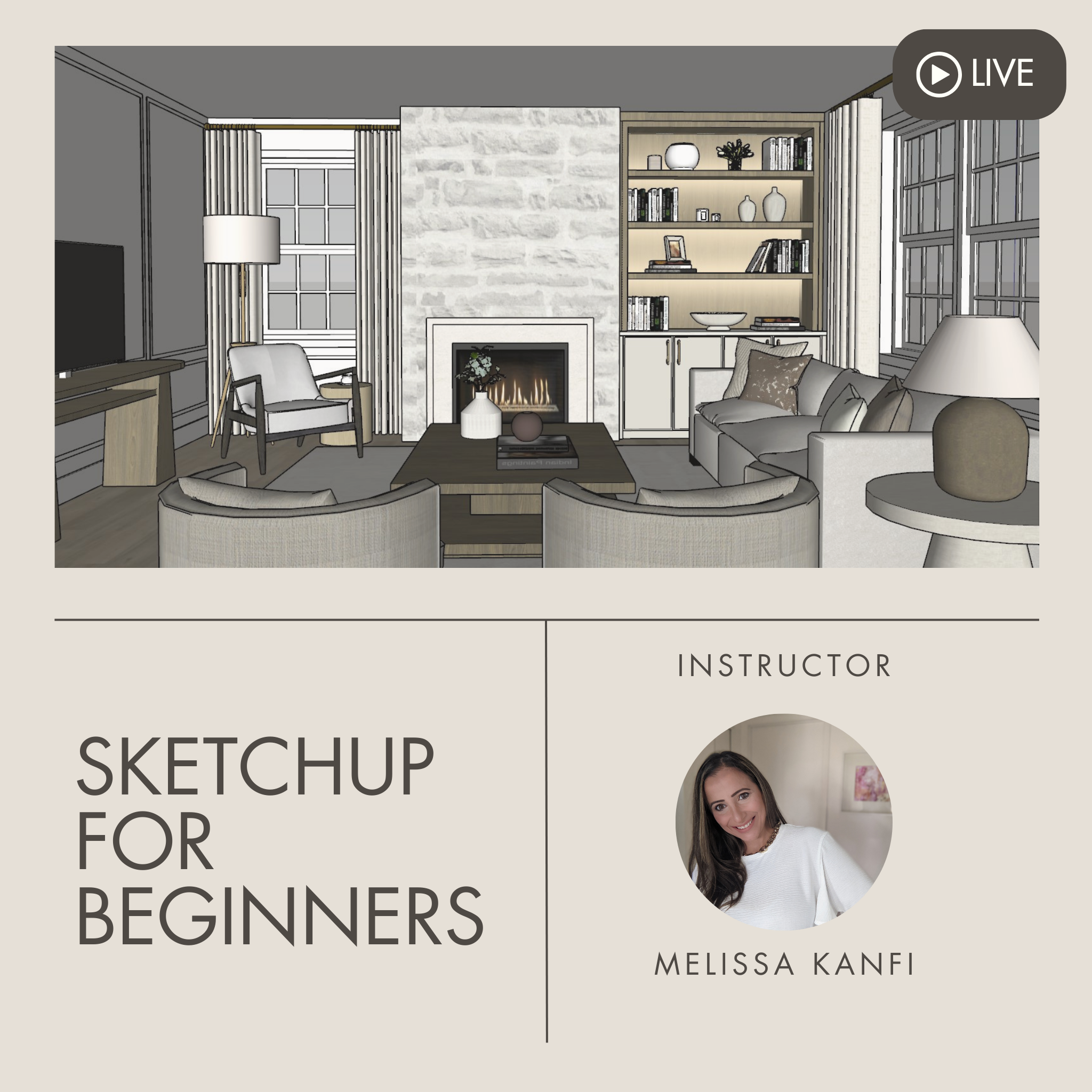 SketchUp for Beginners Live Course