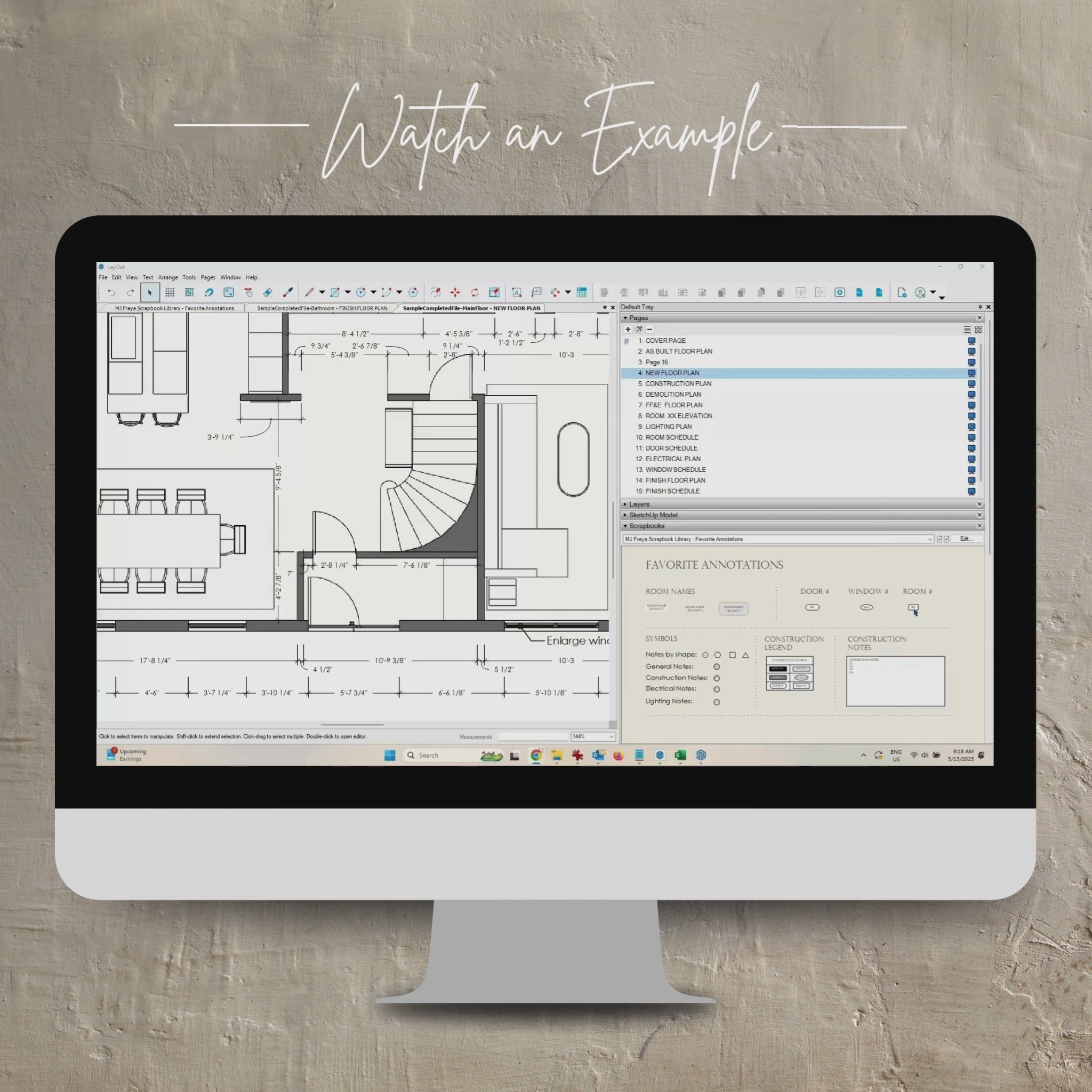 Watch a Scrapbook Example